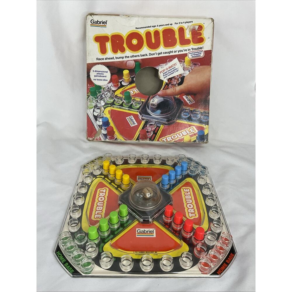 Vintage Trouble Pop-O-Matic Gabriel 1980 COMPLETE No. 7310
